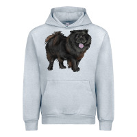 Black Chow Chow Urban Hoodie | Teevron