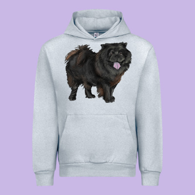 Black Chow Chow Urban Hoodie Designed By Ranaportraitstore