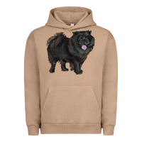 Pigment Burro black chow chow Urban Hoodie - RanaPortraitStore