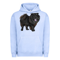 Pigment Grape Ice black chow chow Urban Hoodie - RanaPortraitStore