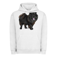 Pigment Lunar Rock black chow chow Urban Hoodie - RanaPortraitStore