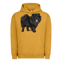 Pigment Peanut Butter black chow chow Urban Hoodie - RanaPortraitStore
