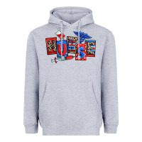 Heather Grey usa nurse Heavyweight Hoodie - RanaPortraitStore