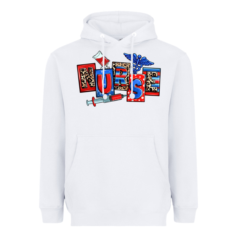 Usa Nurse Heavyweight Hoodie by RanaPortraitStore | Teevron