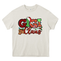 Cream Gigi claus christmas mother's day Heavy Core Tee - HowdyJamesFarm