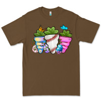 Cacao Easter Day Baseball Easter sports carrots Premium Tee - OliviaCreatesArt
