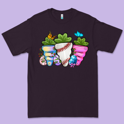 Easter Day Baseball Easter Sports Carrots Premium Tee Designed By Oliviacreatesart