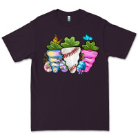 Plum Easter Day Baseball Easter sports carrots Premium Tee - OliviaCreatesArt