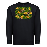 Black st patricks day background Premium Sweatshirt - RanaPortraitStore