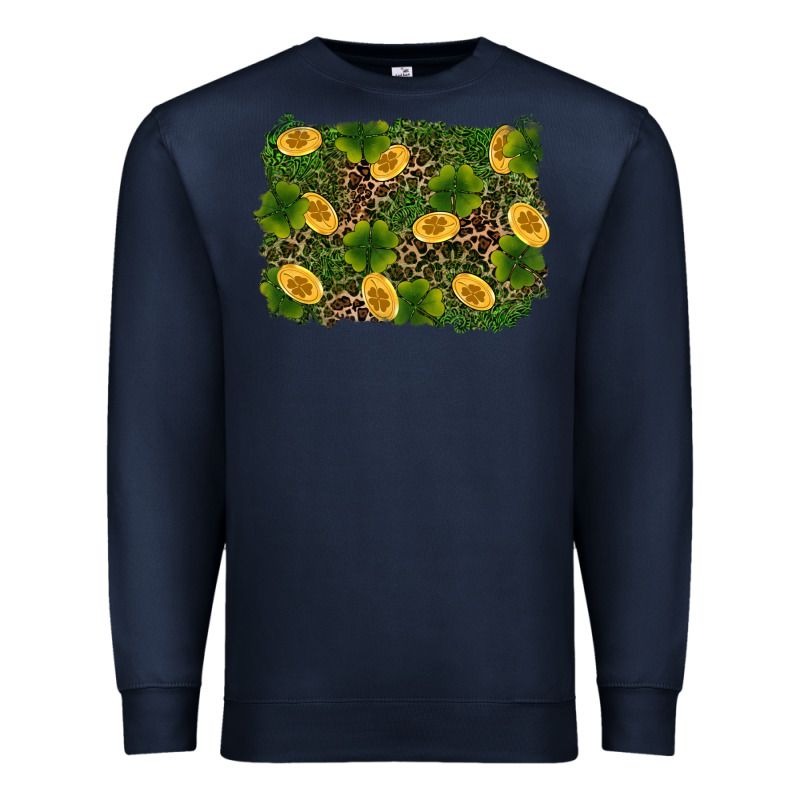 St Patricks Day Background Premium Sweatshirt by RanaPortraitStore | Teevron