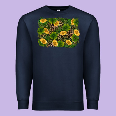 St Patricks Day Background Premium Sweatshirt Designed By Ranaportraitstore