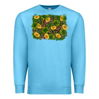 Ocean Blue st patricks day background Premium Sweatshirt - RanaPortraitStore