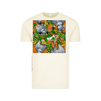 Vintage Arctic St. Patricks Chicken With Cupcake Leopard Vintage Tee - FaDigitalArtStudio