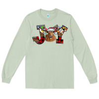 Matcha Joy Longhorn Long Sleeve Tee - CowhideDigitalArt