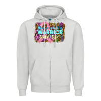 Dove Grey this i̇ss what a wwarrior looks like Zipper Hoodie - JahusDesignShop