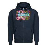 Navy this i̇ss what a wwarrior looks like Zipper Hoodie - JahusDesignShop