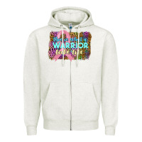 Oatmeal Heather this i̇ss what a wwarrior looks like Zipper Hoodie - JahusDesignShop