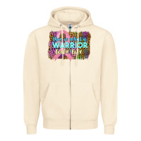 Sandshell this i̇ss what a wwarrior looks like Zipper Hoodie - JahusDesignShop