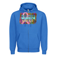 True Royal this i̇ss what a wwarrior looks like Zipper Hoodie - JahusDesignShop