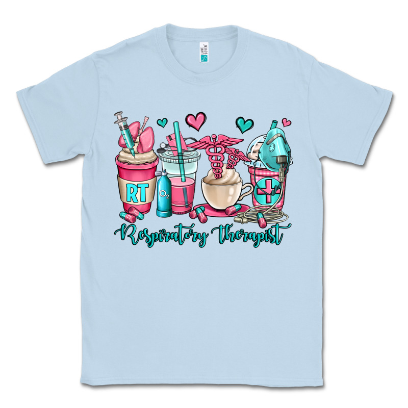 Rt Respiratory Therapist Coffee Cups Classic Tee by OliviaCreatesArt | Teevron
