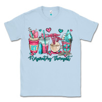 Dusty Blue rt respiratory therapist coffee cups Classic Tee - OliviaCreatesArt