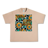 Burro gemstone sunflower leopard seamless pattern Urban Heavy Tee - BundleAndBundleShop