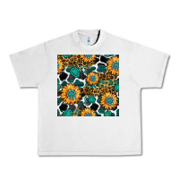 Lunar Rock gemstone sunflower leopard seamless pattern Urban Heavy Tee - BundleAndBundleShop