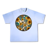 Grape Ice western pattern circle earrings Urban Heavy Tee - Jasminsmagicworld
