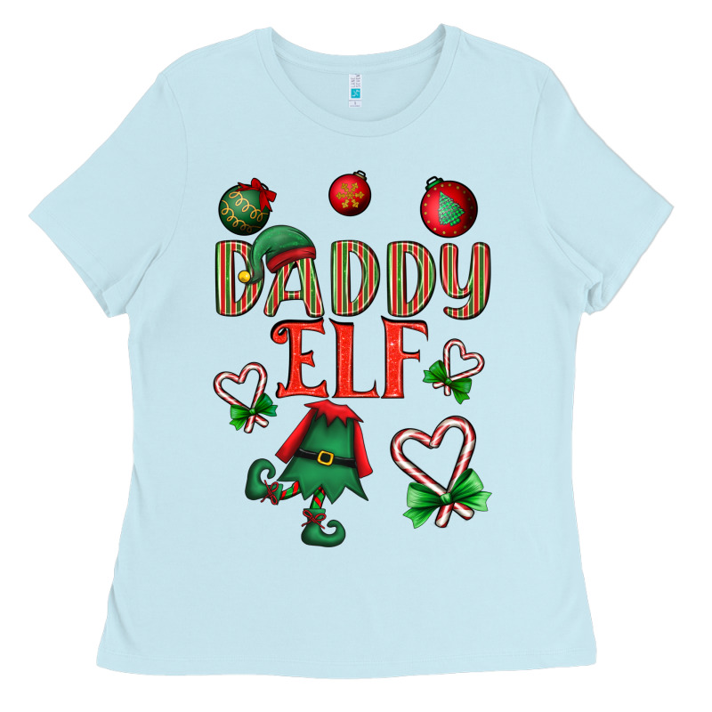 Daddy Elf Ladies Tee by BundleAndBundleShop | Teevron