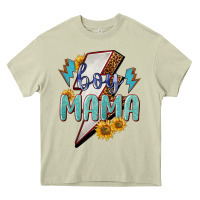 Mossy Boy mama lightning bold mother's day Heavy Core Tee - HowdyJamesFarm