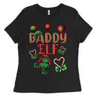 Black Daddy Elf Ladies Tee - BundleAndBundleShop