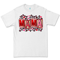 White Pink leopard mama Premium Tee - FaDigitalArtStudio