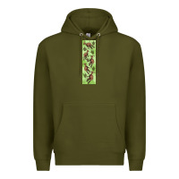 Army Green dinosaur parasaurolophus pen wrap Premium Hoodie - Artiststas