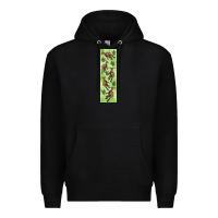 Black dinosaur parasaurolophus pen wrap Premium Hoodie - Artiststas