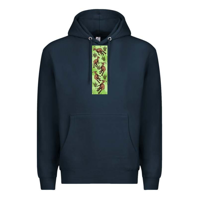 Dinosaur Parasaurolophus Pen Wrap Premium Hoodie by Artiststas | Teevron