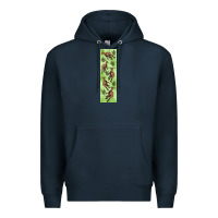 Navy dinosaur parasaurolophus pen wrap Premium Hoodie - Artiststas