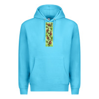 Ocean Blue dinosaur parasaurolophus pen wrap Premium Hoodie - Artiststas