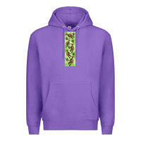 Purple dinosaur parasaurolophus pen wrap Premium Hoodie - Artiststas