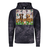 Cloud Black Easter Dog Vintage Hoodie - CowhideDigitalArt