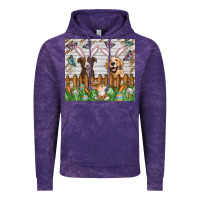Cloud Purple Easter Dog Vintage Hoodie - CowhideDigitalArt