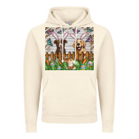 Vintage Artic Easter Dog Vintage Hoodie - CowhideDigitalArt