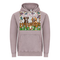 Vintage Zinc Easter Dog Vintage Hoodie - CowhideDigitalArt