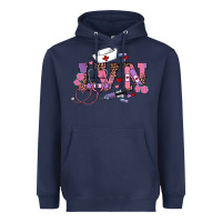 Navy valentines day lvn Heavyweight Hoodie - RanaPortraitStore