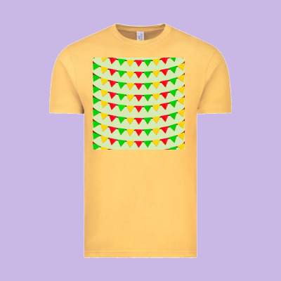 Mexico Seamless Pattern Vintage Tee Designed By Fadigitalartstudio