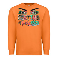Carrot resting nurse face Premium Sweatshirt - RanaPortraitStore