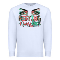 White resting nurse face Premium Sweatshirt - RanaPortraitStore
