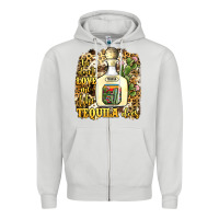 Dove Grey he don't love me like tequila does Zipper Hoodie - JahusDesignShop