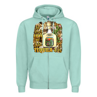 Seafoam he don't love me like tequila does Zipper Hoodie - JahusDesignShop