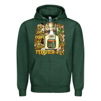 Sports Green he don't love me like tequila does Zipper Hoodie - JahusDesignShop