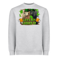 Let's Get Lucked Up Charolais And Black Angus Bull Heavyweight Sweatshirt | Teevron